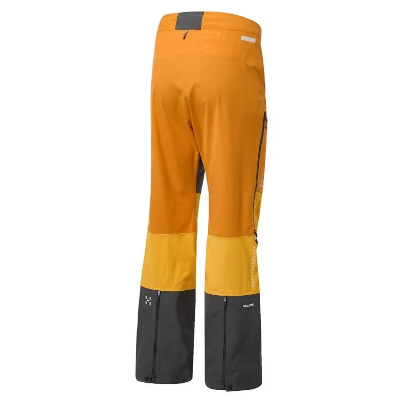 Pantalones de esquí de travesía para hombre Haglöfs L.I.M Touring Proof (amarillo sol/amarillo desierto)