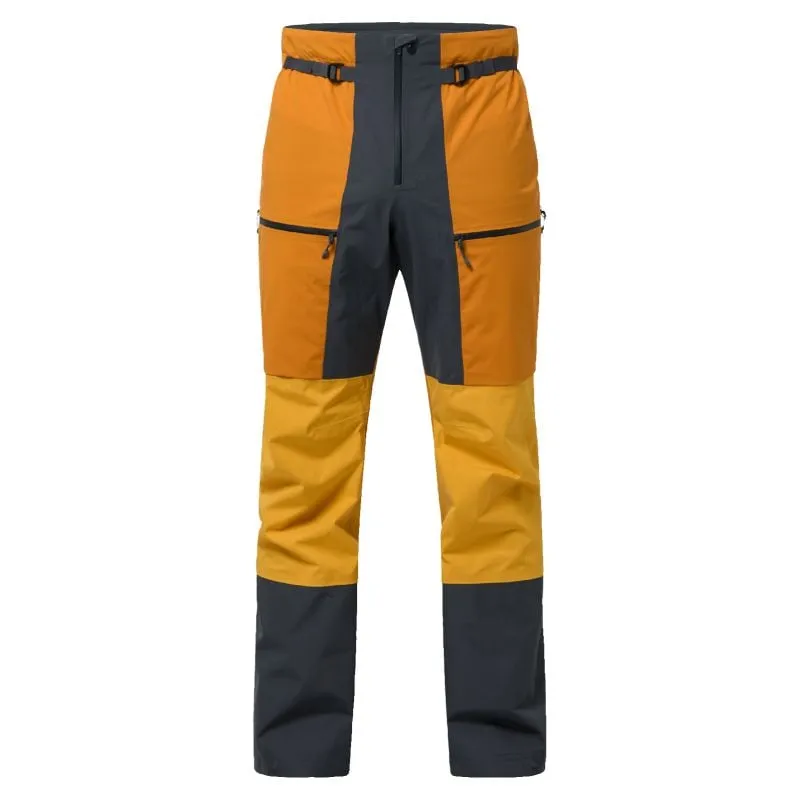 Pantalones de esquí de travesía para hombre Haglöfs L.I.M Touring Proof (amarillo sol/amarillo desierto)