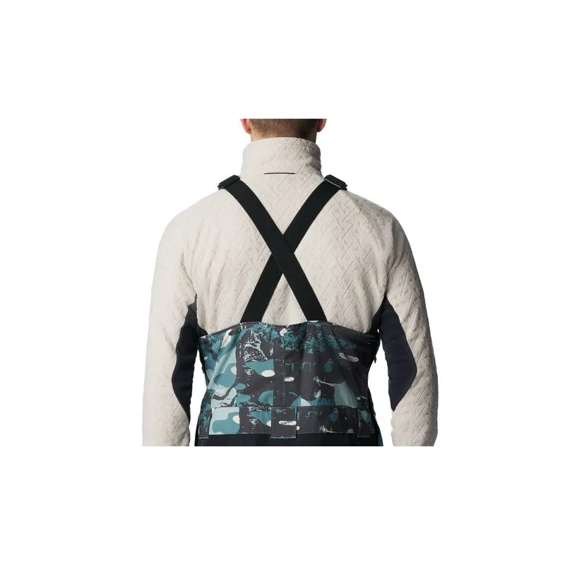 Pantalón con peto para hombre Columbia Highland Summit (Metal Geoglacia, Verde)