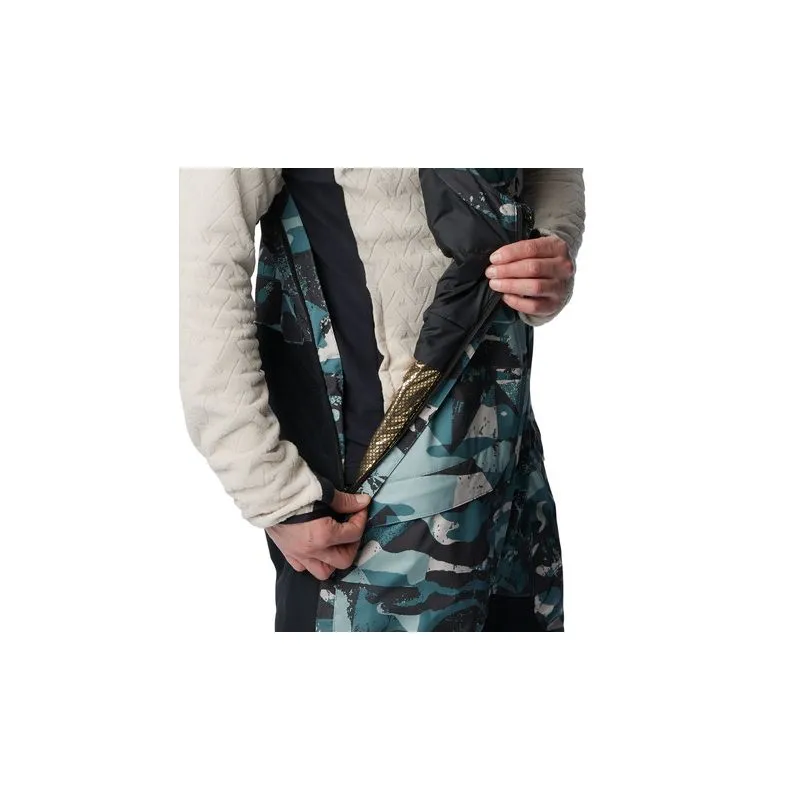Pantalón con peto para hombre Columbia Highland Summit (Metal Geoglacia, Verde)