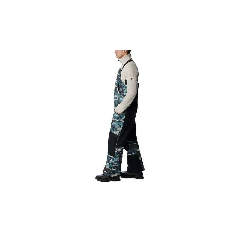 Pantalón con peto para hombre Columbia Highland Summit (Metal Geoglacia, Verde)