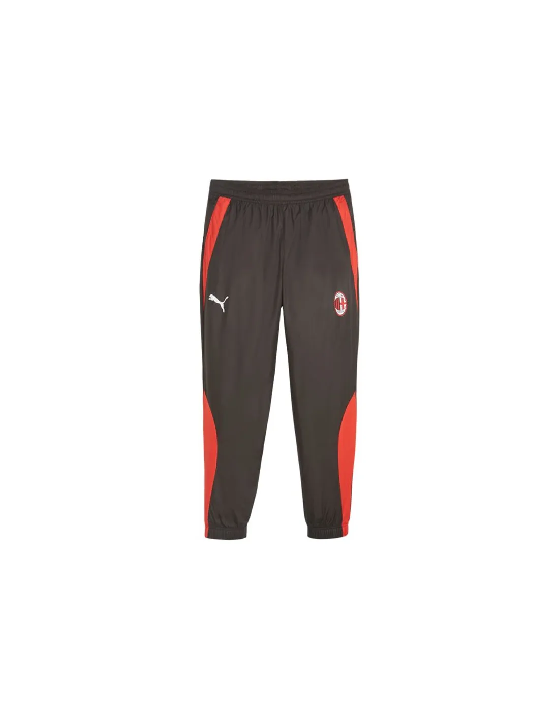 Pantalón de Fútbol Puma AC Milan Prematch Woven Hombre Negro