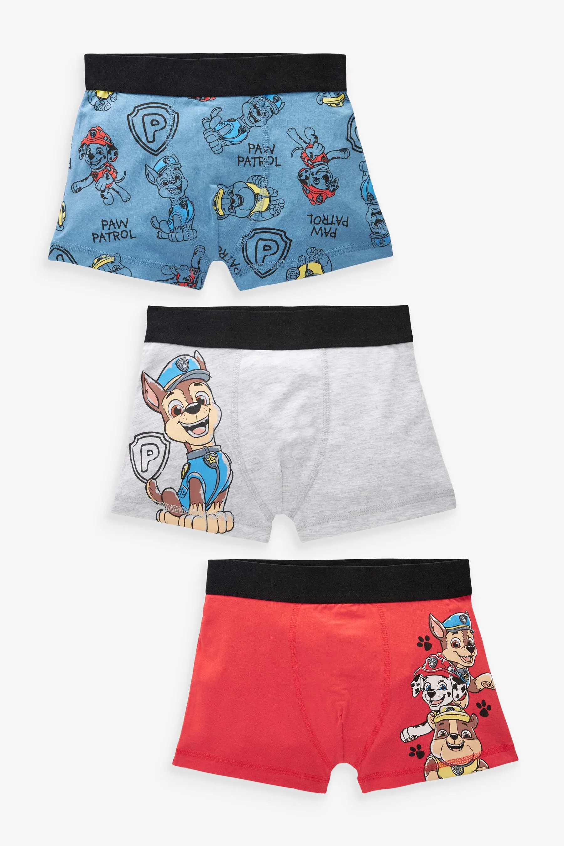 PAW PATROL  PACK DE 3 CALZONCILLOS CON LICENCIA (1,514 AñOS)