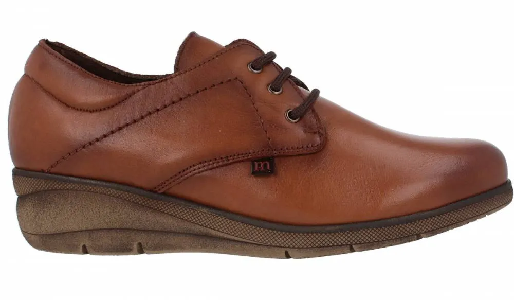 PEPE MENARGUES  ZAPATO ANCHO ESPECIAL CORDONES CUERO