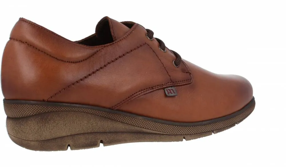 PEPE MENARGUES  ZAPATO ANCHO ESPECIAL CORDONES CUERO