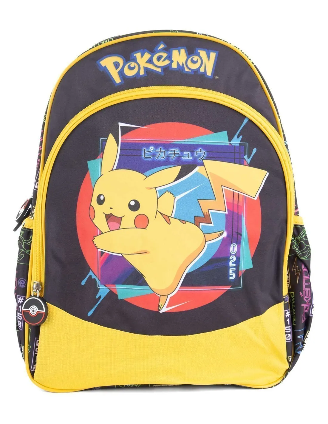 POKEMON  MOCHILA NEGRO Y AMARILLO 405451