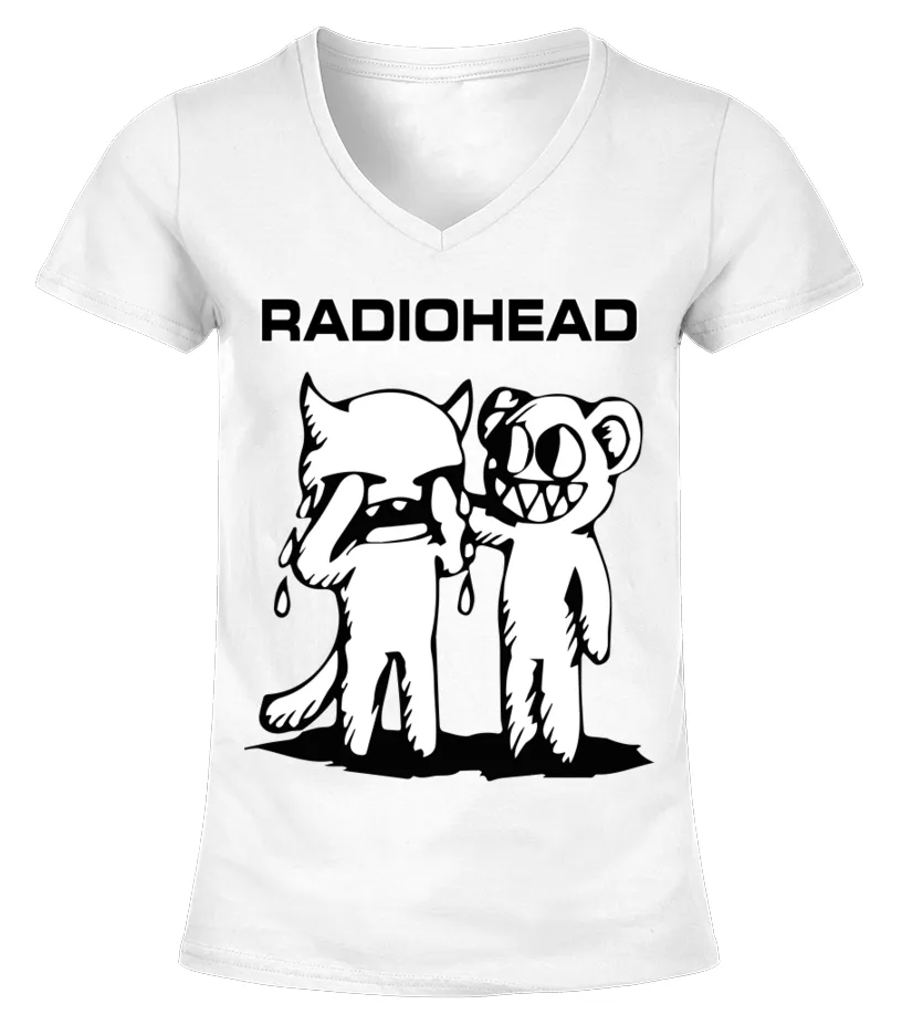 Radiohead WT (18) Camiseta cuello pico Mujer