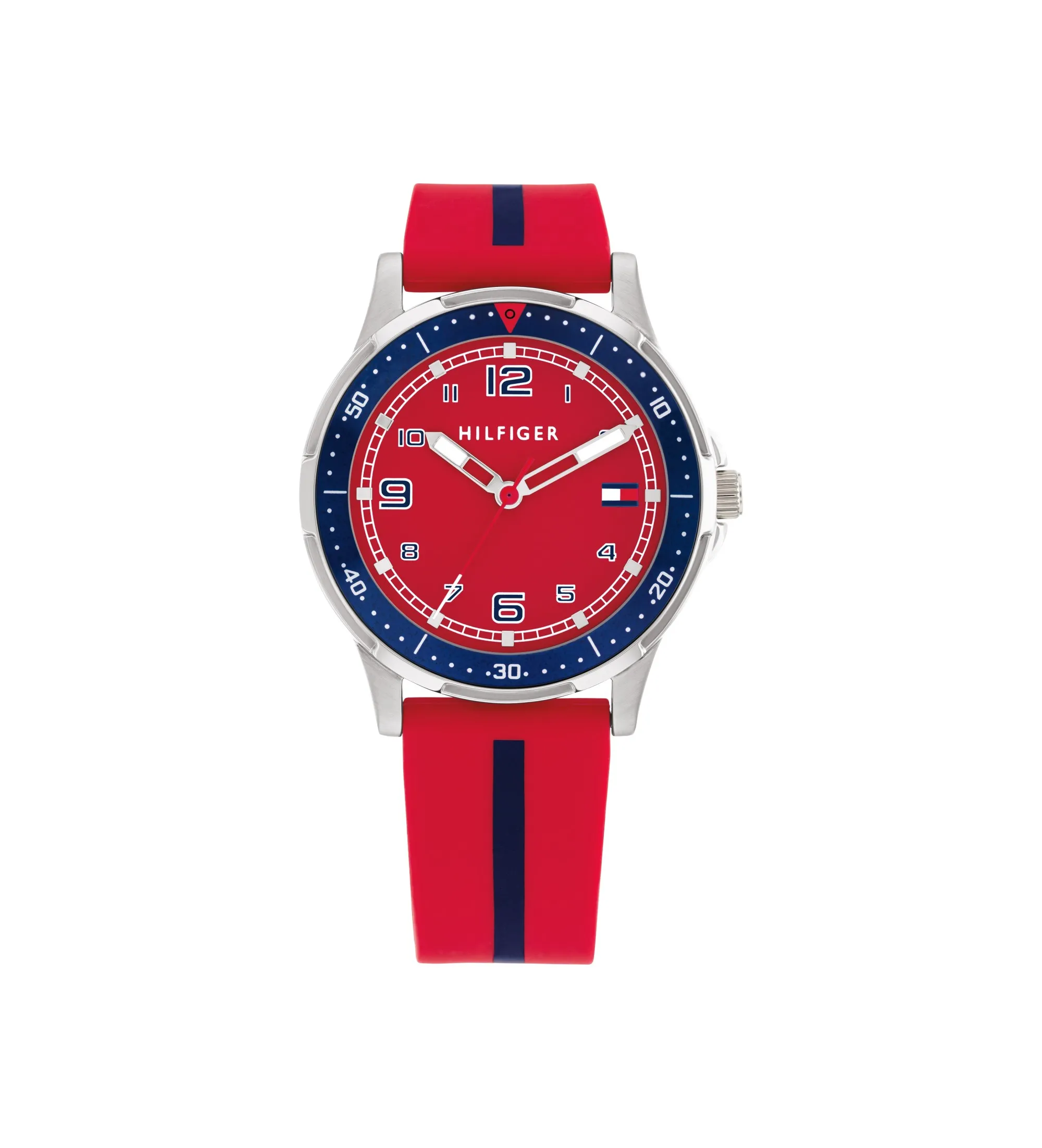 Reloj Analógico Acero rojo