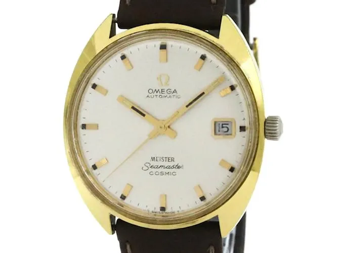 Reloj automático para hombre OMEGA Seamaster Cosmic Cal 565 chapado en oro 