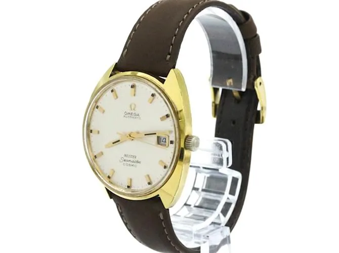 Reloj automático para hombre OMEGA Seamaster Cosmic Cal 565 chapado en oro 