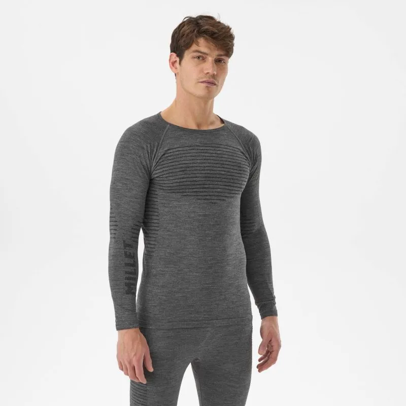 Ropa interior técnica para hombre Millet Dryn WARM LS M (ANTHRACITE GREY)