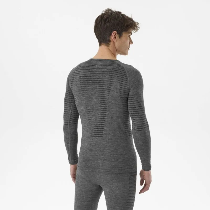 Ropa interior técnica para hombre Millet Dryn WARM LS M (ANTHRACITE GREY)