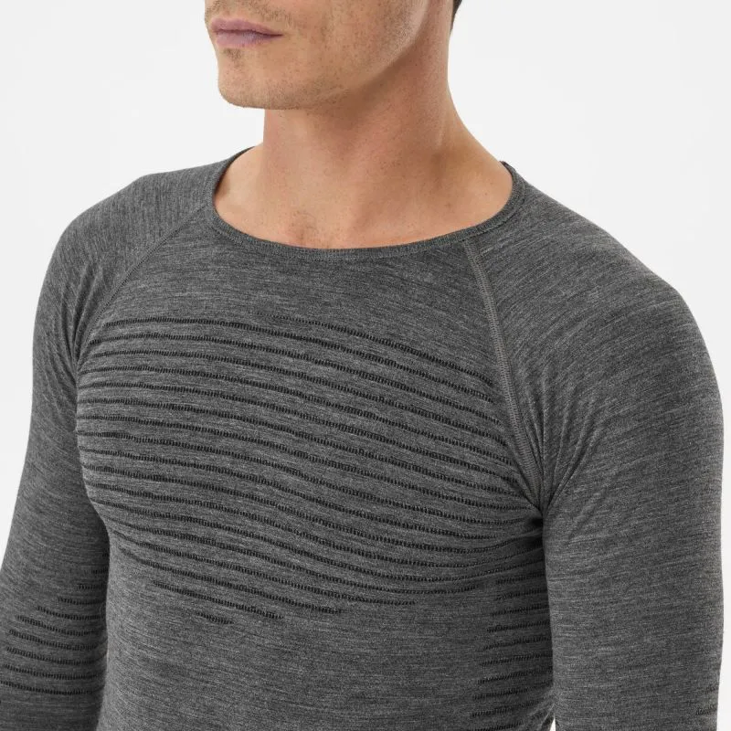 Ropa interior técnica para hombre Millet Dryn WARM LS M (ANTHRACITE GREY)