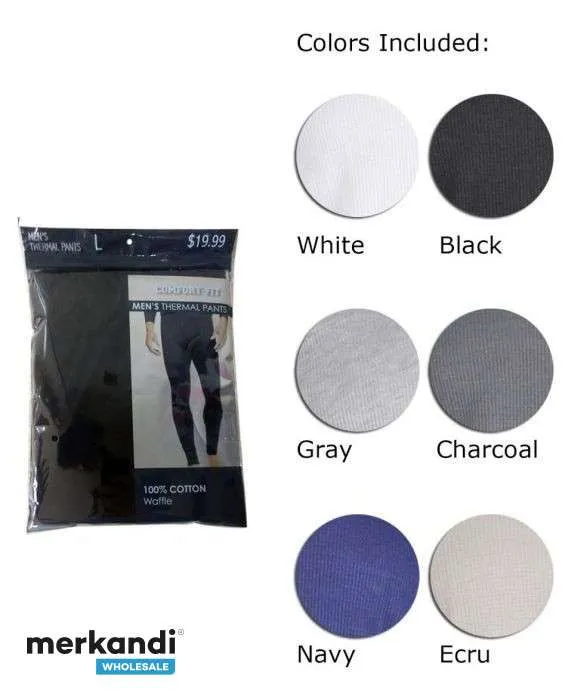 ROPA INTERIOR TéRMICA AL POR MAYOR PANTALONES / PANTALONES 72PCS HECHO DE ALGODóN 100%
