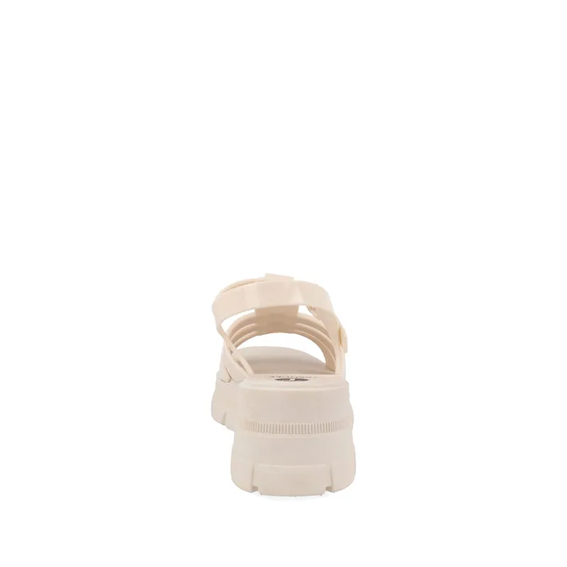 Sandalia de Piso Trender Color Latte Para Mujer