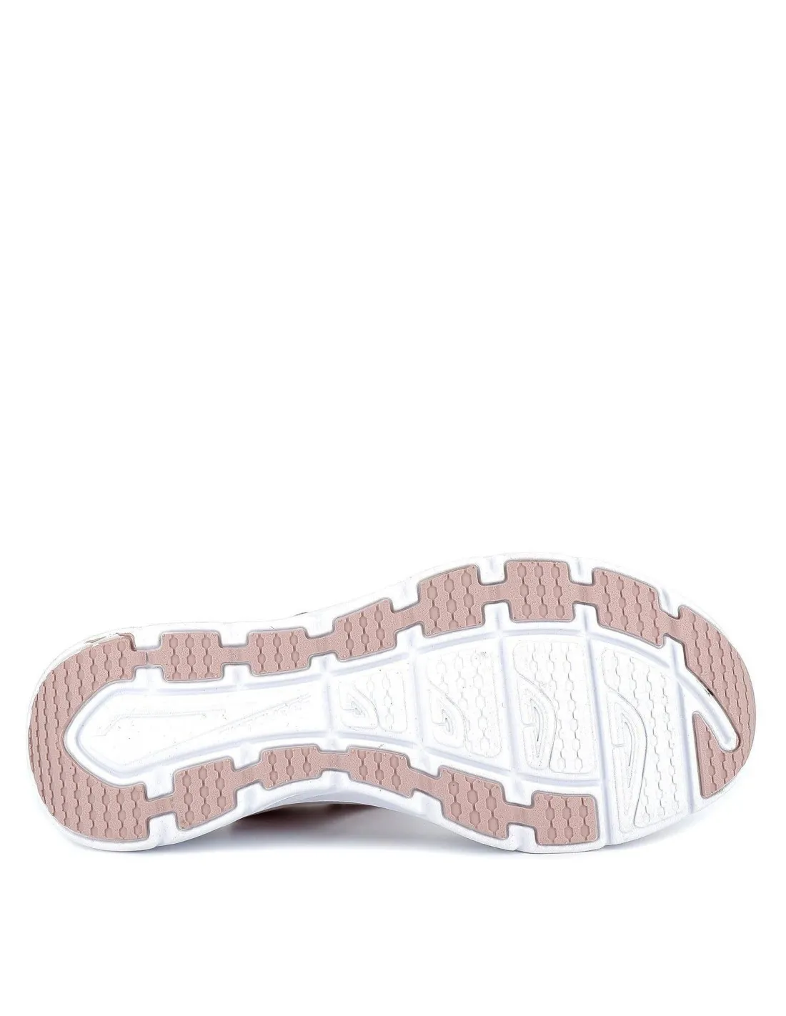 Sandalia deportiva elástica rosa Skechers
