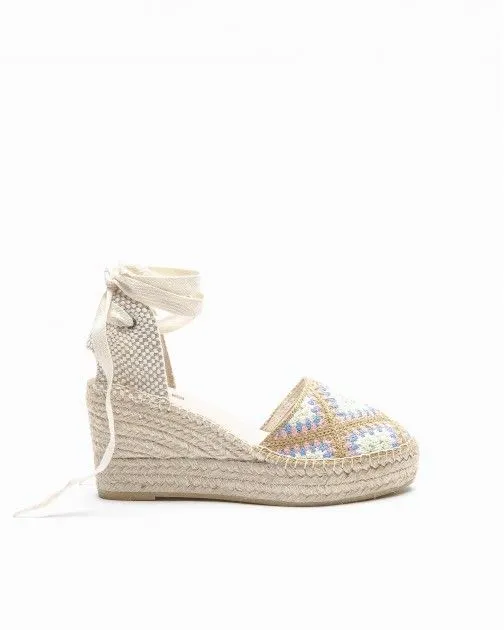 Sandalias con cuña PROF Yune2 Camel