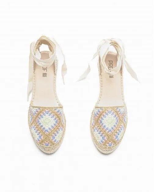 Sandalias con cuña PROF Yune2 Camel
