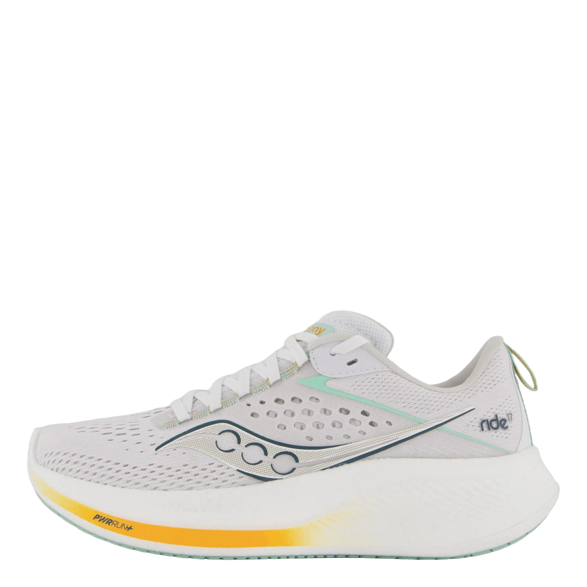 Saucony Ride 17 Women White/peel