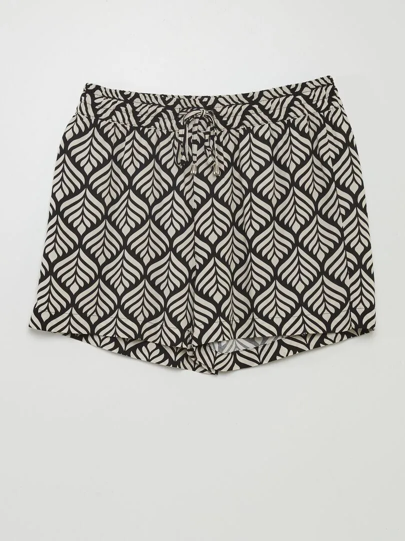 SHORT VAPOROSO 'JDY'  NEGRO