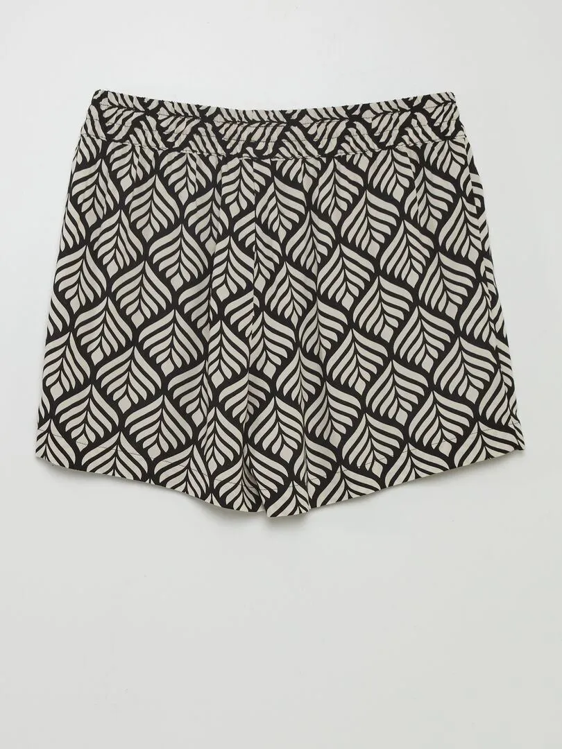 SHORT VAPOROSO 'JDY'  NEGRO