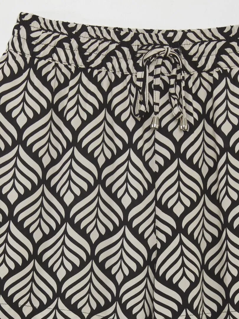 SHORT VAPOROSO 'JDY'  NEGRO