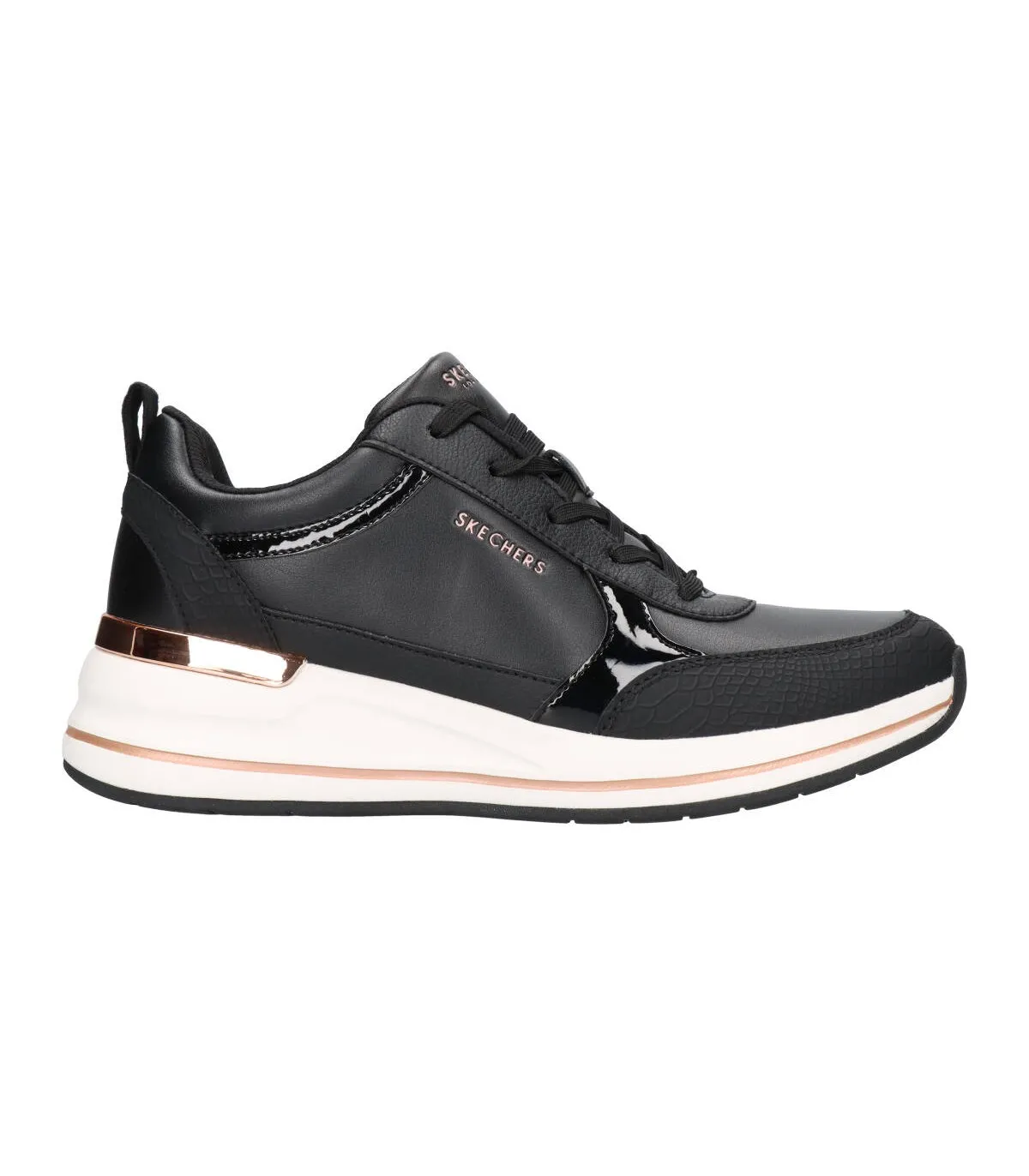 SKECHERS 177345 BLK Mujer Negro