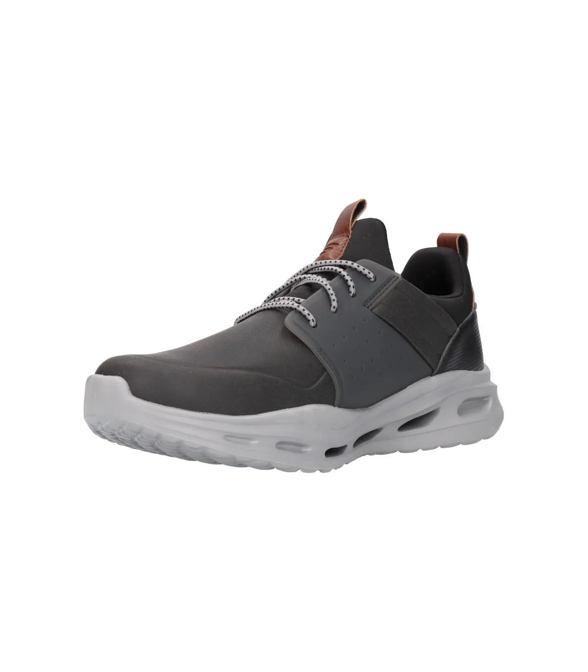 SKECHERS 210456 BKGY Hombre Negro