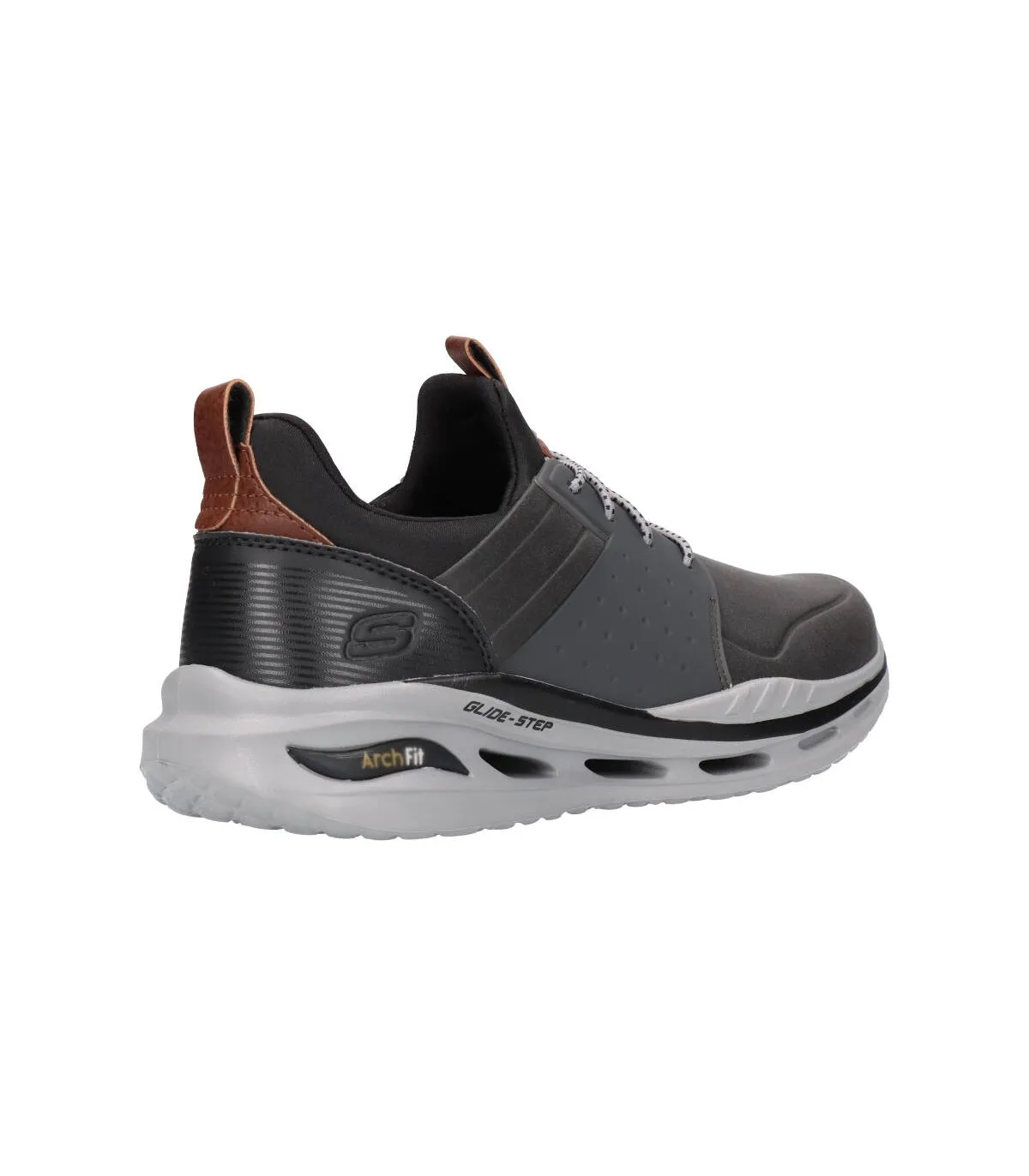 SKECHERS 210456 BKGY Hombre Negro