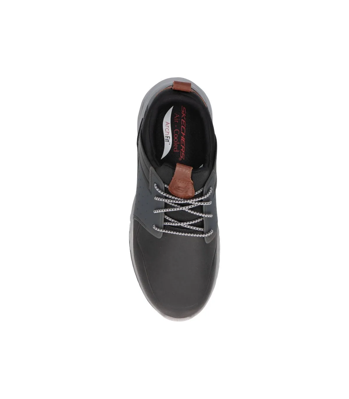 SKECHERS 210456 BKGY Hombre Negro