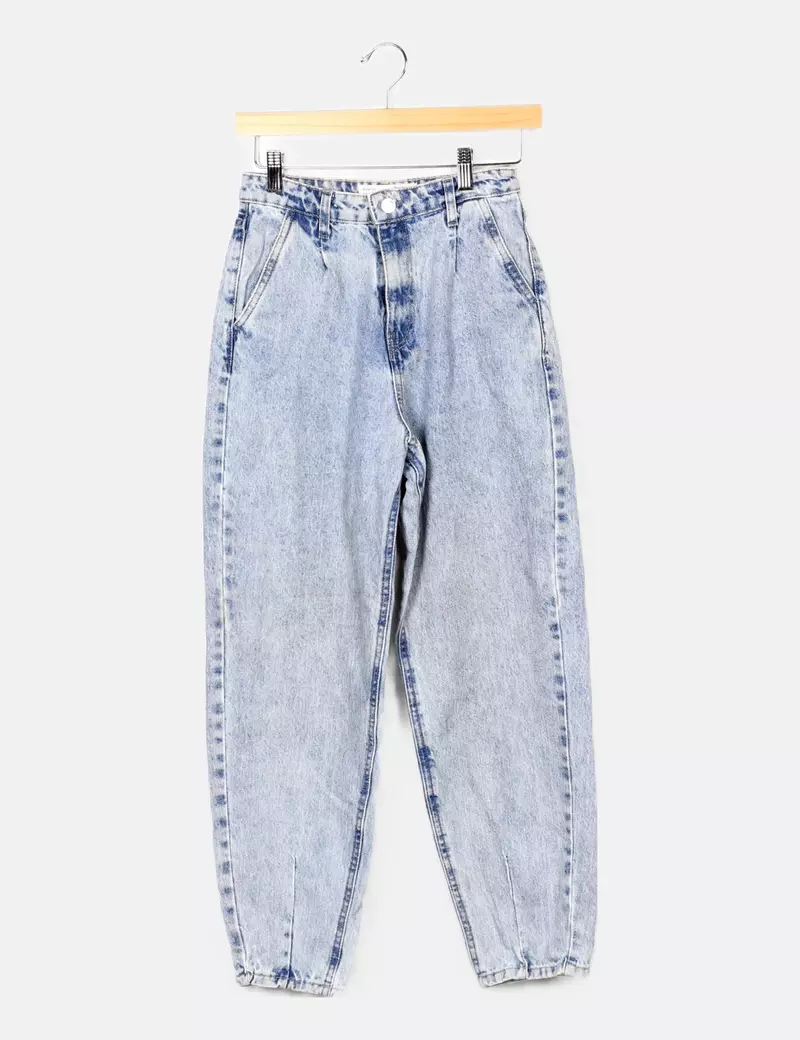 Stradivarius Jeans slouchy azul