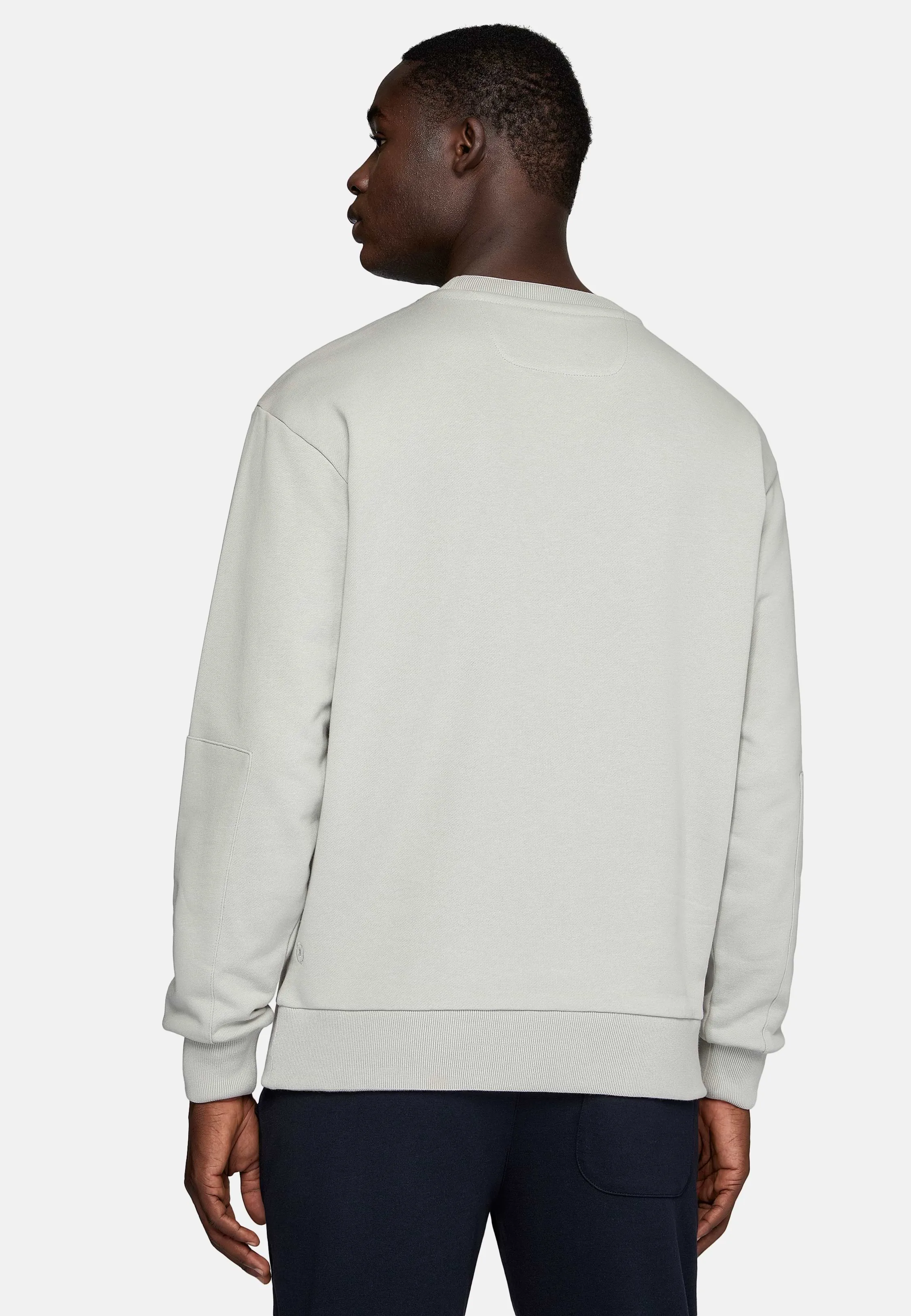 Sudadera Cuello Redondo De Mezcla Algodón Orgánico