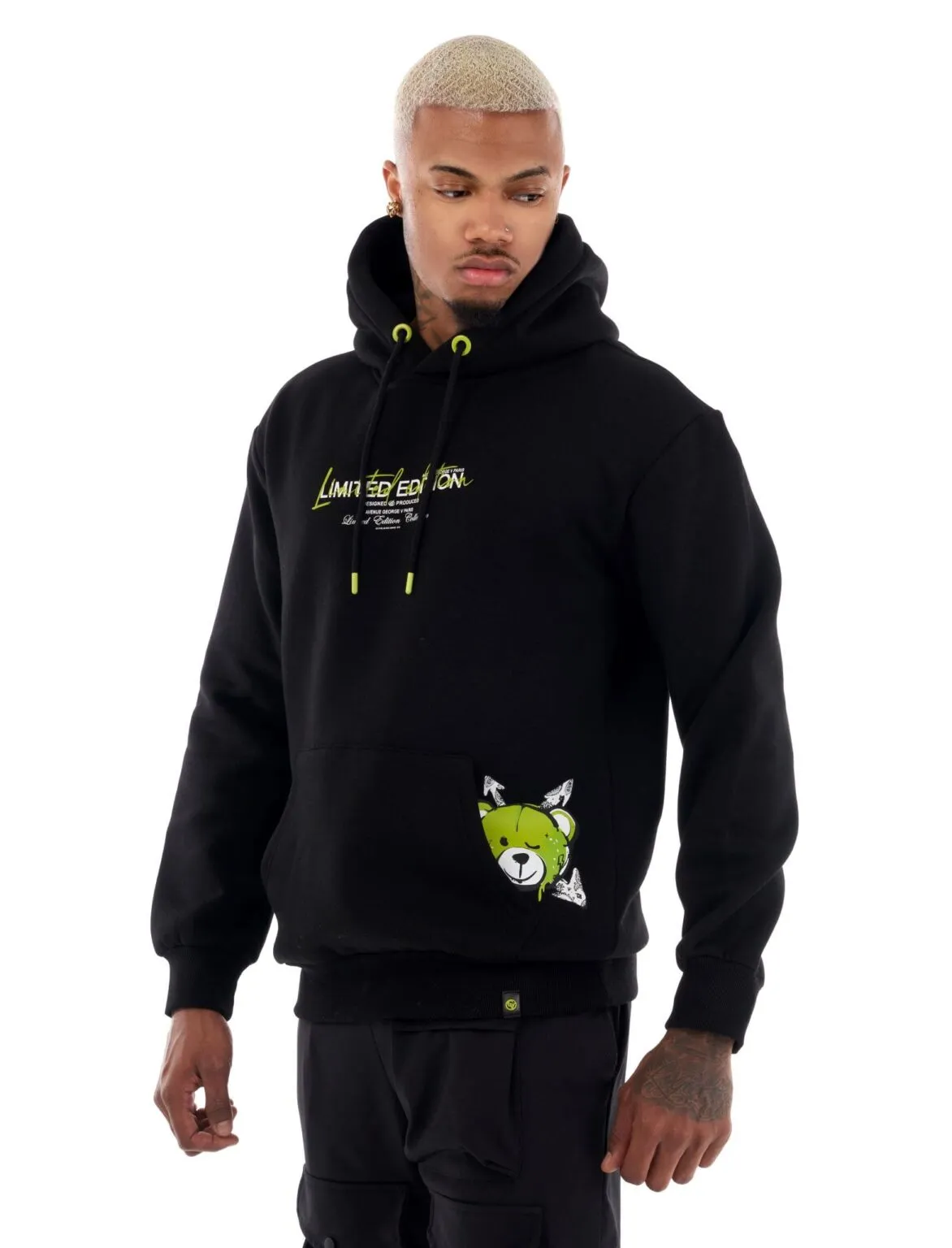 SUDADERA GEORGE V  GV10011 BLACK