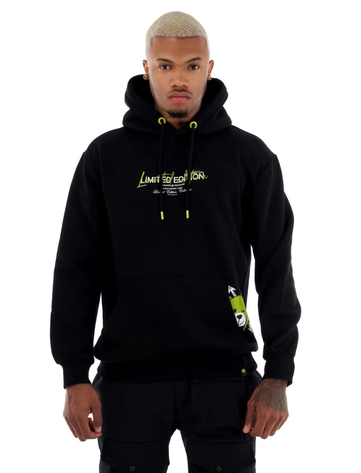 SUDADERA GEORGE V  GV10011 BLACK