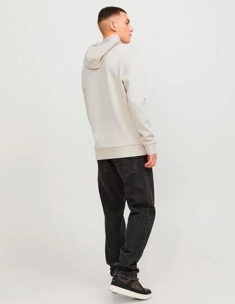 Sudadera Jack & Jones 'Jeff' Beige Flores
