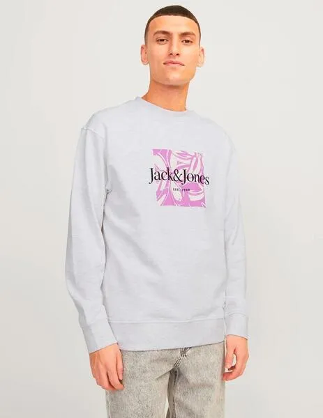 Sudadera Jack & Jones 'Lafayette' Gris Claro