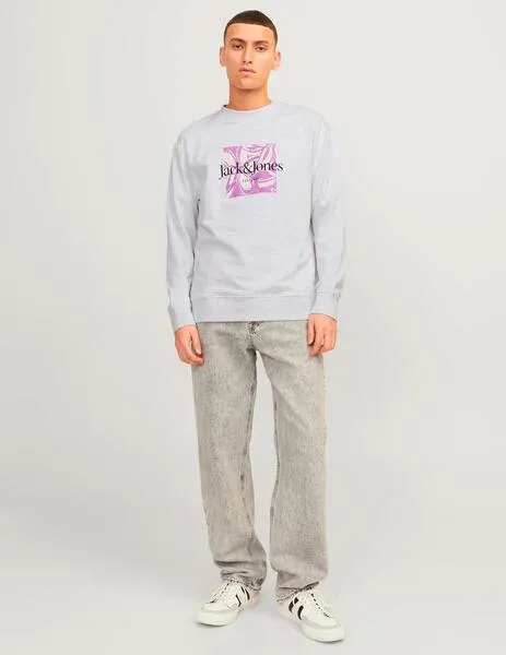 Sudadera Jack & Jones 'Lafayette' Gris Claro