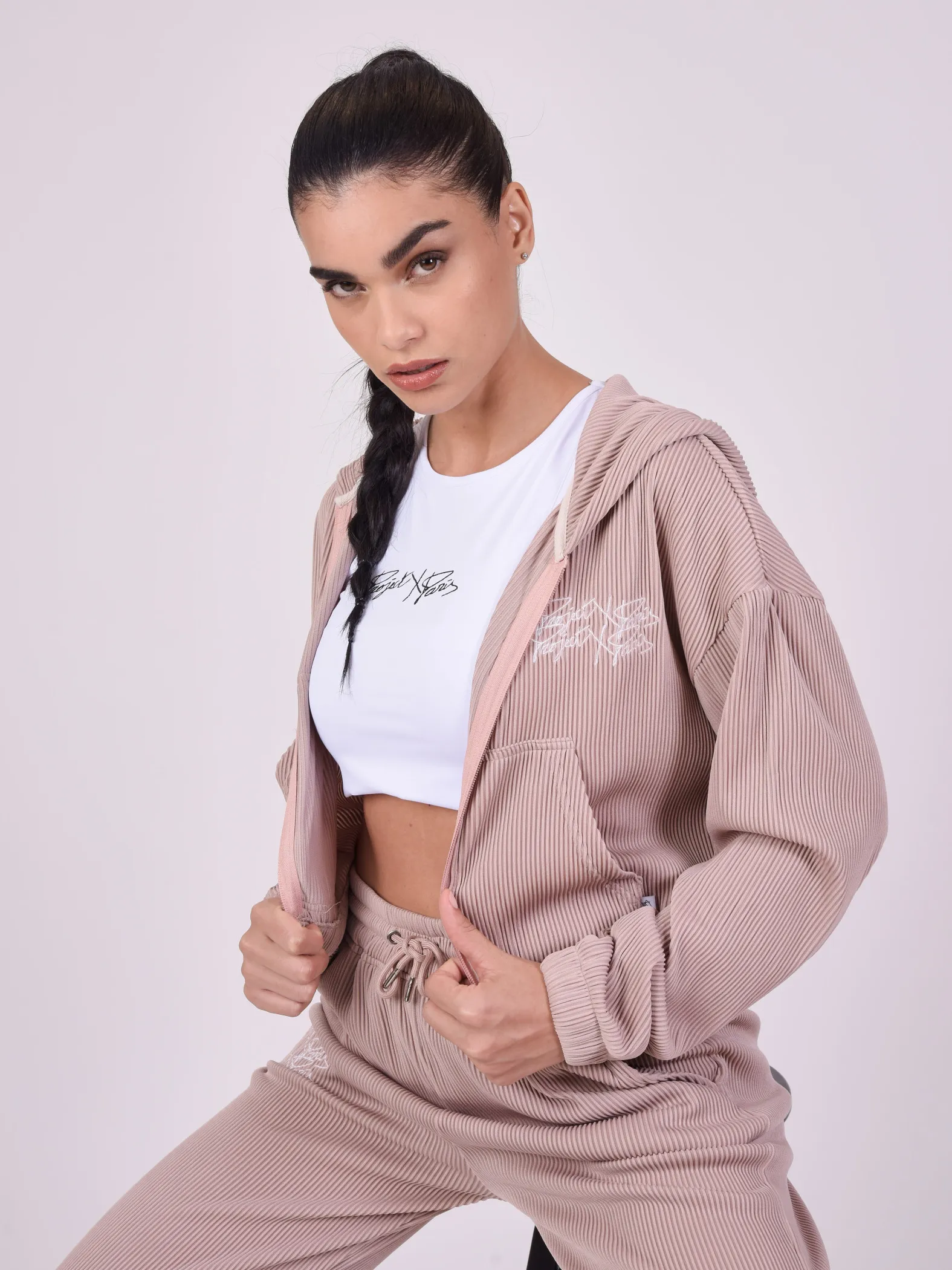 Sudadera plisada