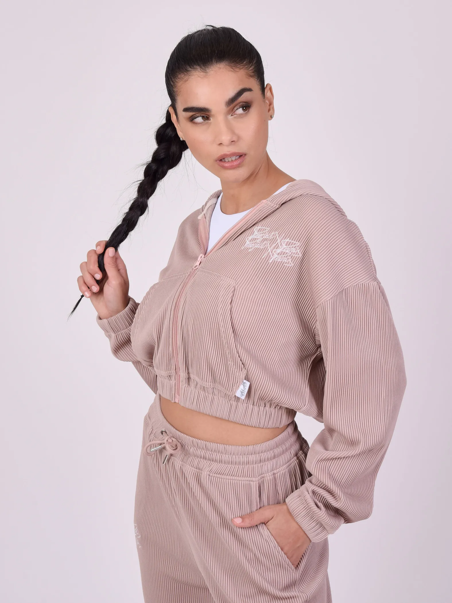 Sudadera plisada