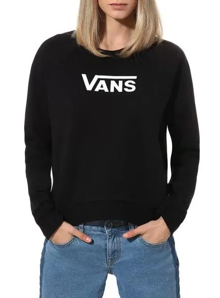 sudadera vans basic negro mujer