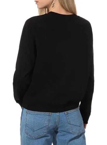 sudadera vans basic negro mujer