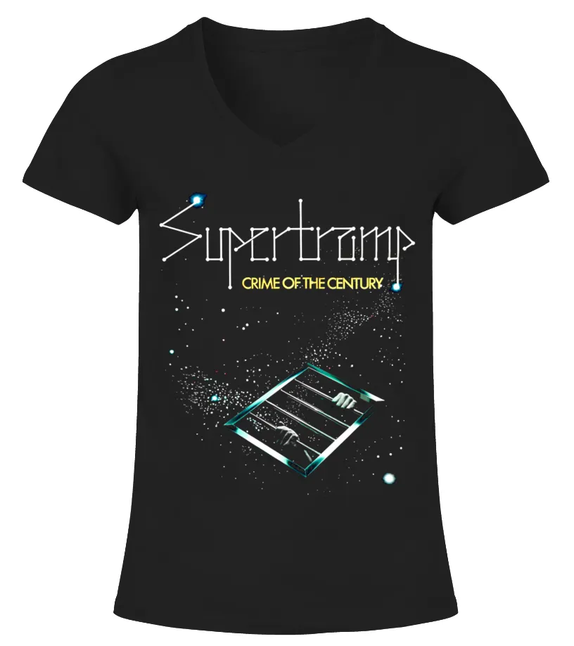 Supertramp BK (6) Camiseta cuello pico Mujer