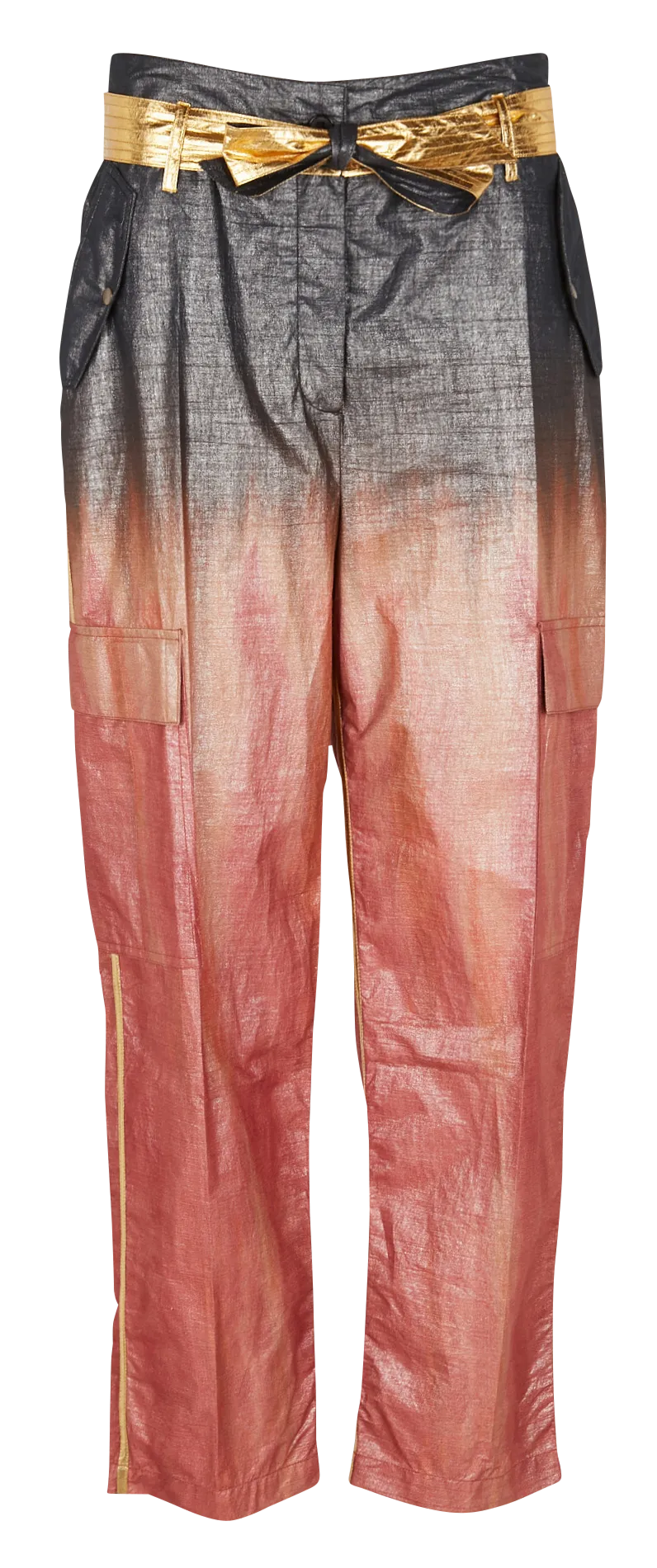 SURI  PANTALóN ANCHO DE ALGODóN ESTILO MILITAR EN MULTICOLOR