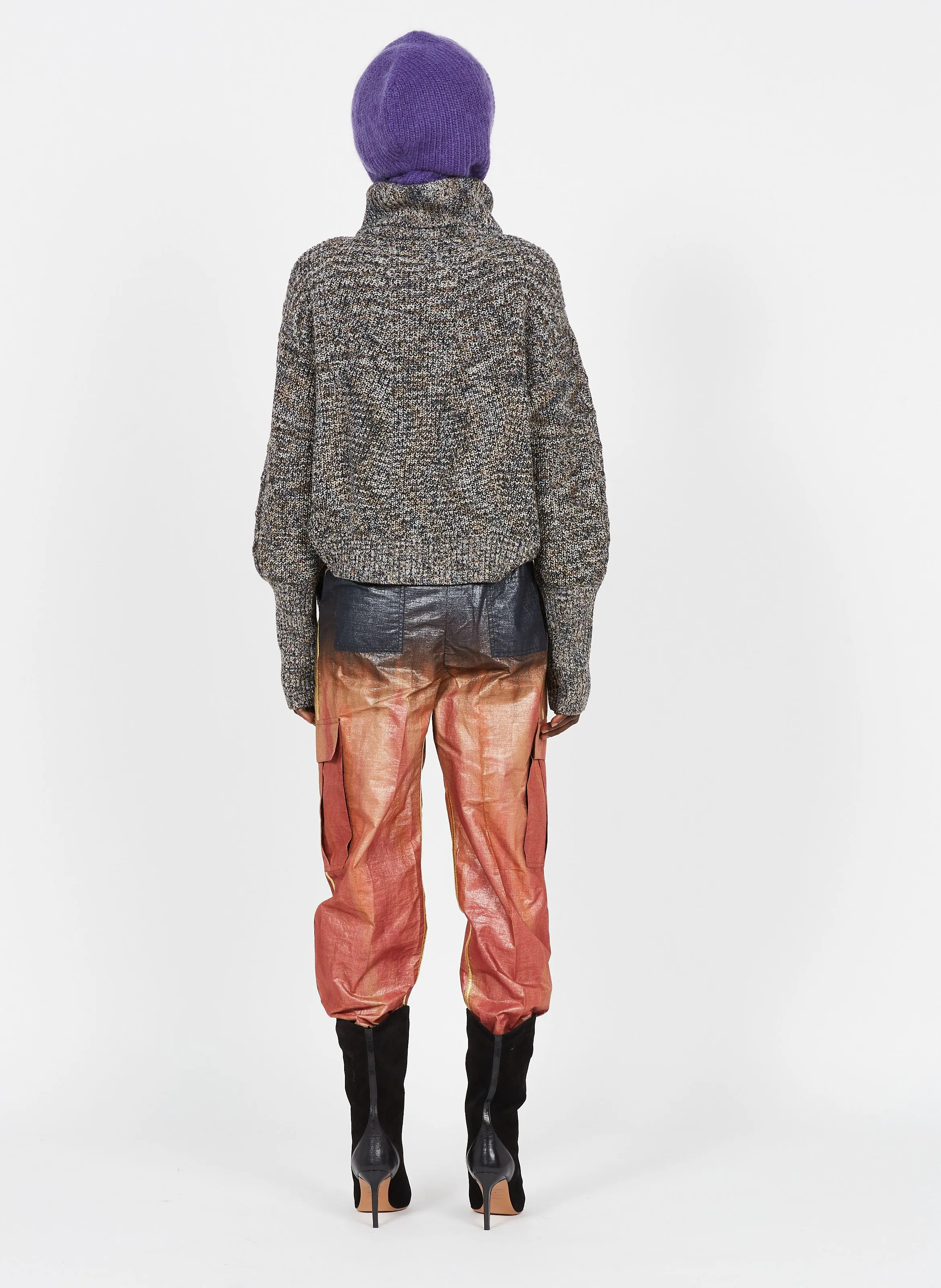 SURI  PANTALóN ANCHO DE ALGODóN ESTILO MILITAR EN MULTICOLOR