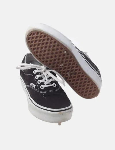 Vans Deportiva negra plataforma