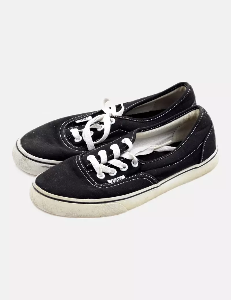Vans Zapatilla de tela negra