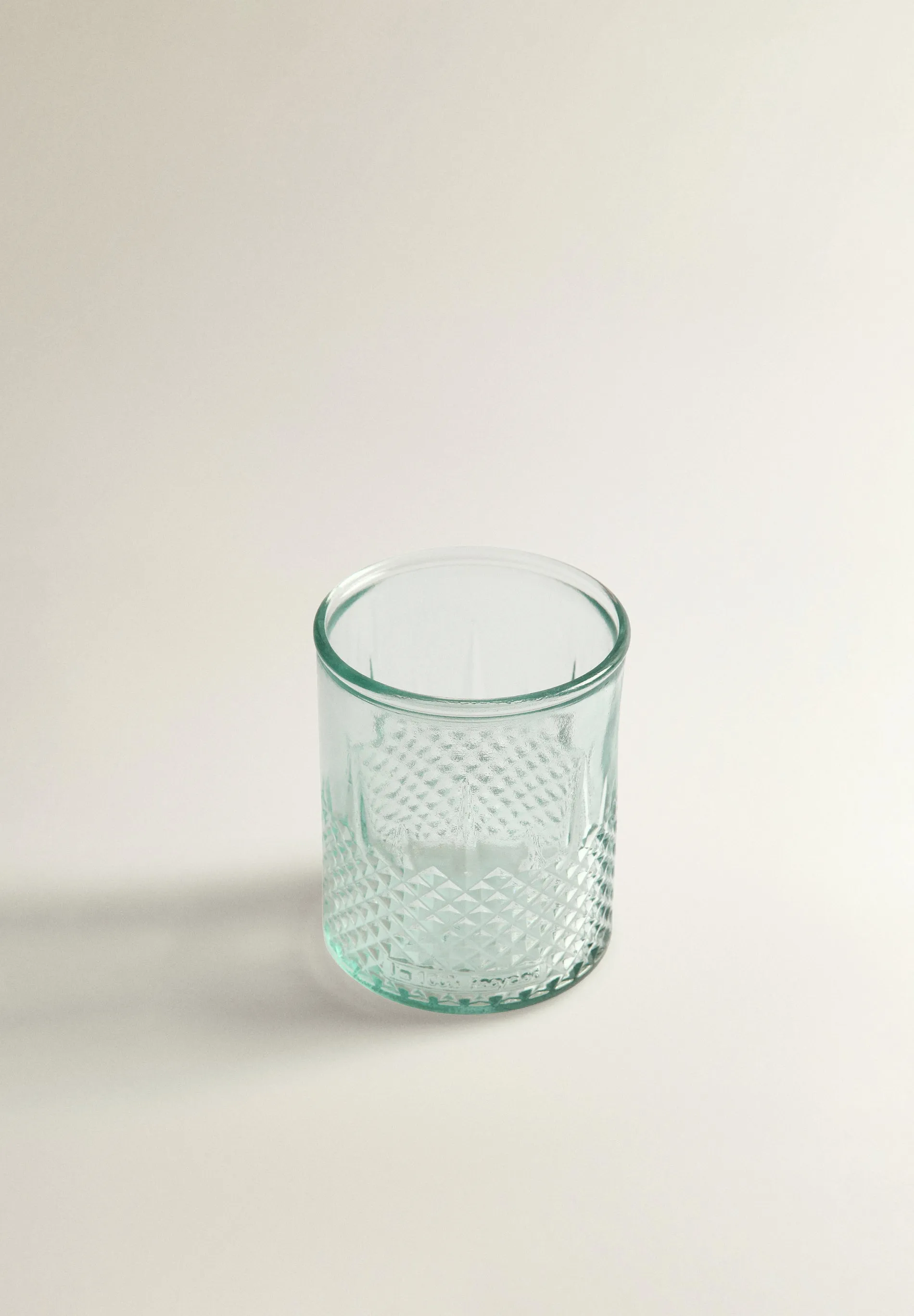 VASO CRISTAL DIBUJO RELIEVE