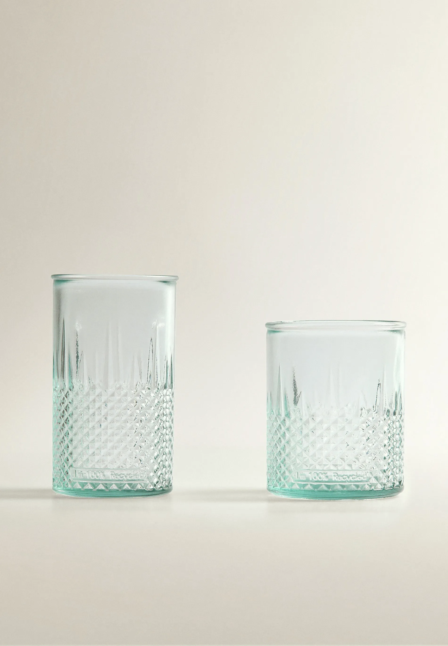 VASO CRISTAL DIBUJO RELIEVE