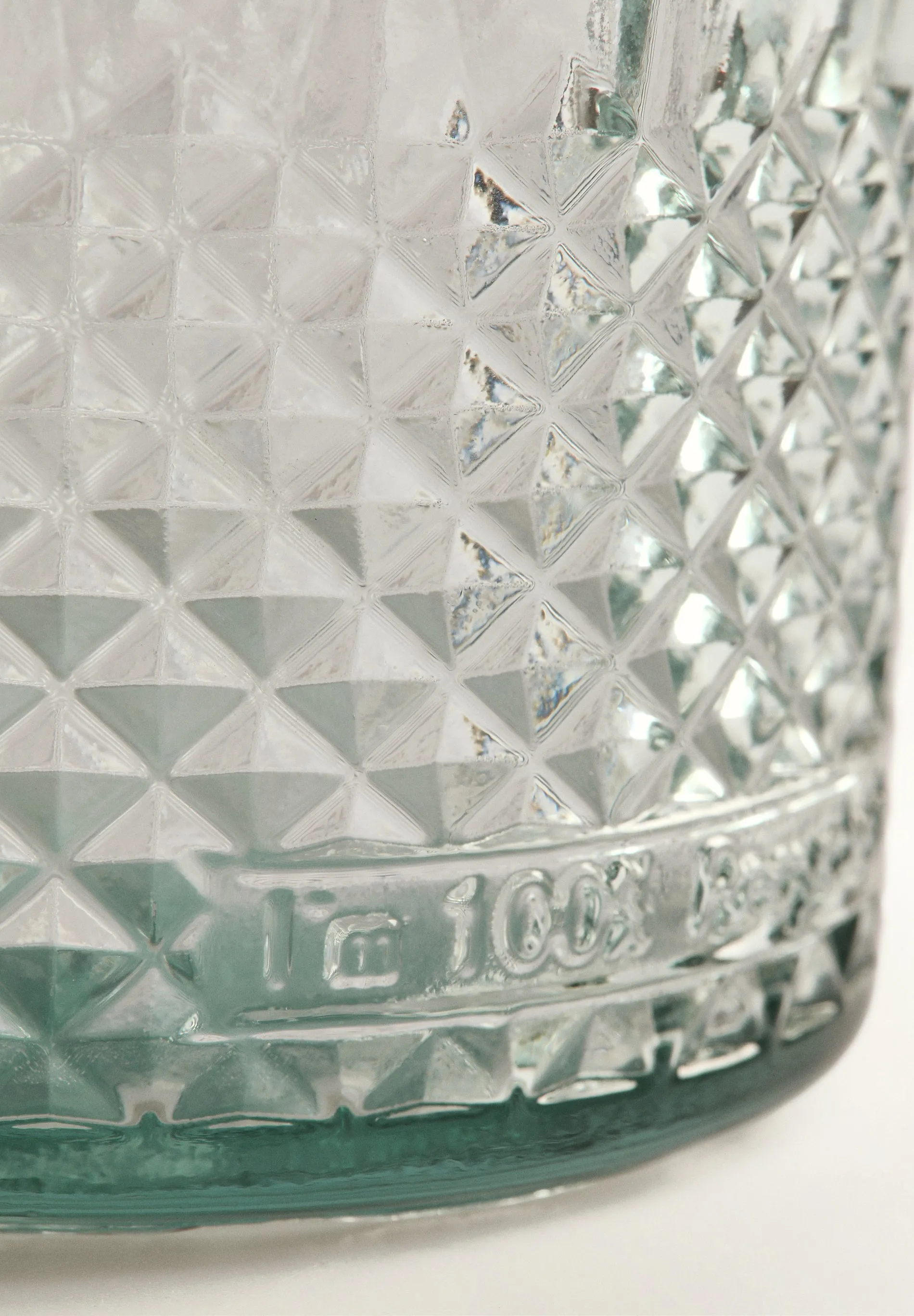 VASO CRISTAL DIBUJO RELIEVE