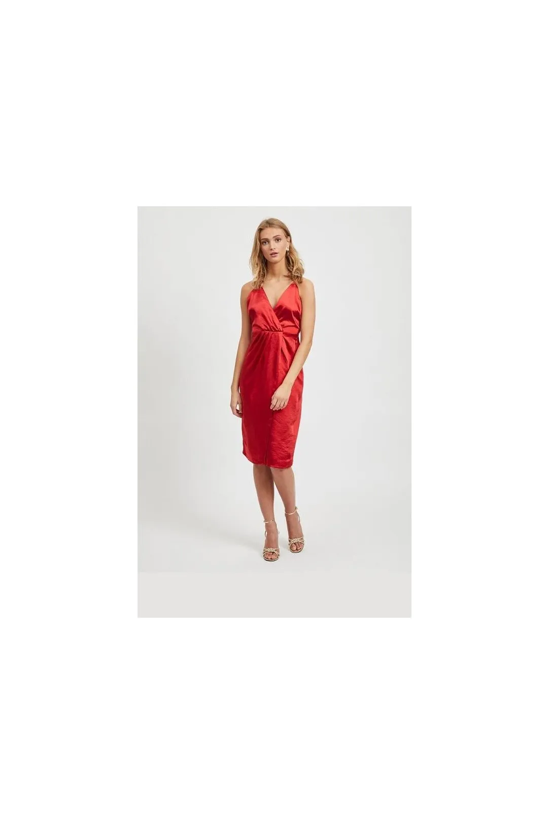Vestido tirantes Visetia rojo